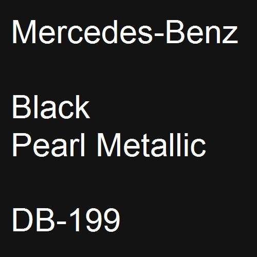 Mercedes-Benz, Black Pearl Metallic, DB-199.